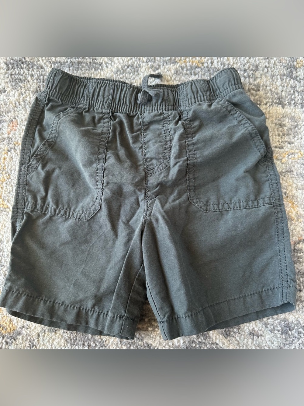Elastic-Waist kids Shorts - Dark Gray